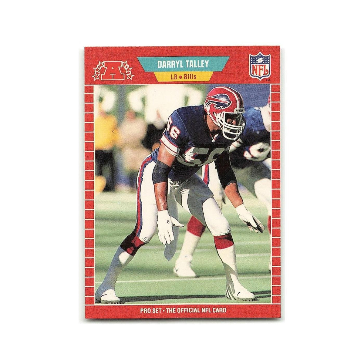 Darryl Talley 1989 Pro Set #31 Buffalo Bills Football Card NM