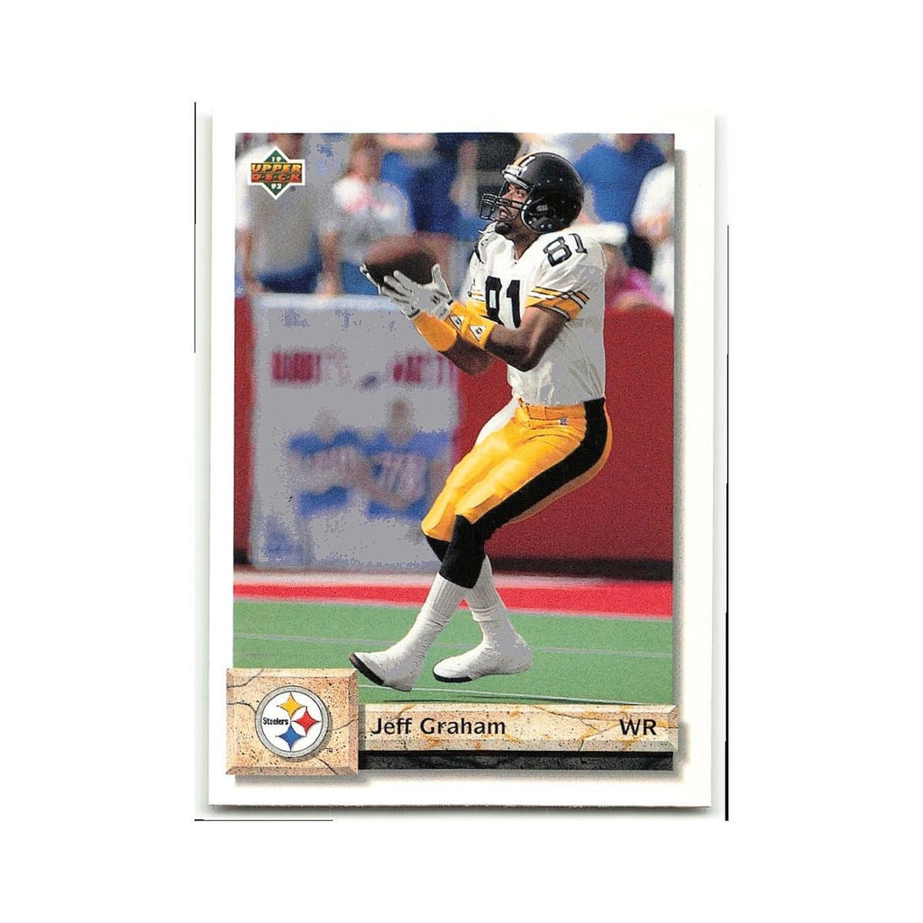 Jeff Graham 1992 Upper Deck #281 Pittsburgh Steelers Football Card NM
