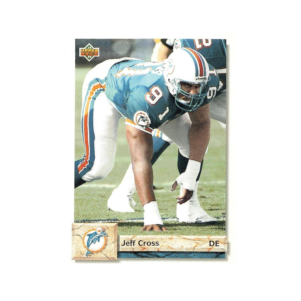 Jeff Cross 1992 Upper Deck #118 Miami Dolphins Football Card NM