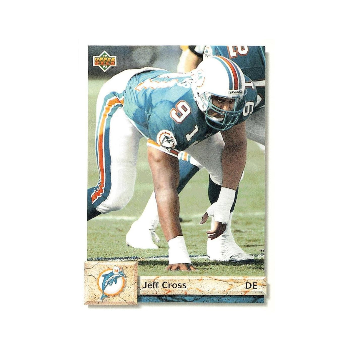 Jeff Cross 1992 Upper Deck #118 Miami Dolphins Football Card NM