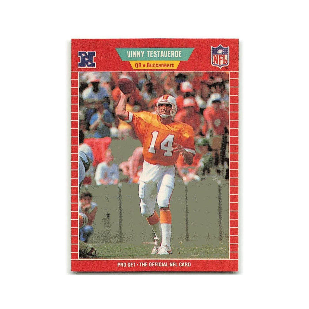 Vinny Testaverde 1989 Pro Set #419 Tampa Bay Buccaneers Football Card NM