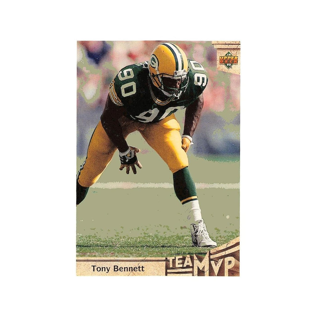Tony Bennett 1992 Upper Deck #370 Green Bay Packers Football Card NM