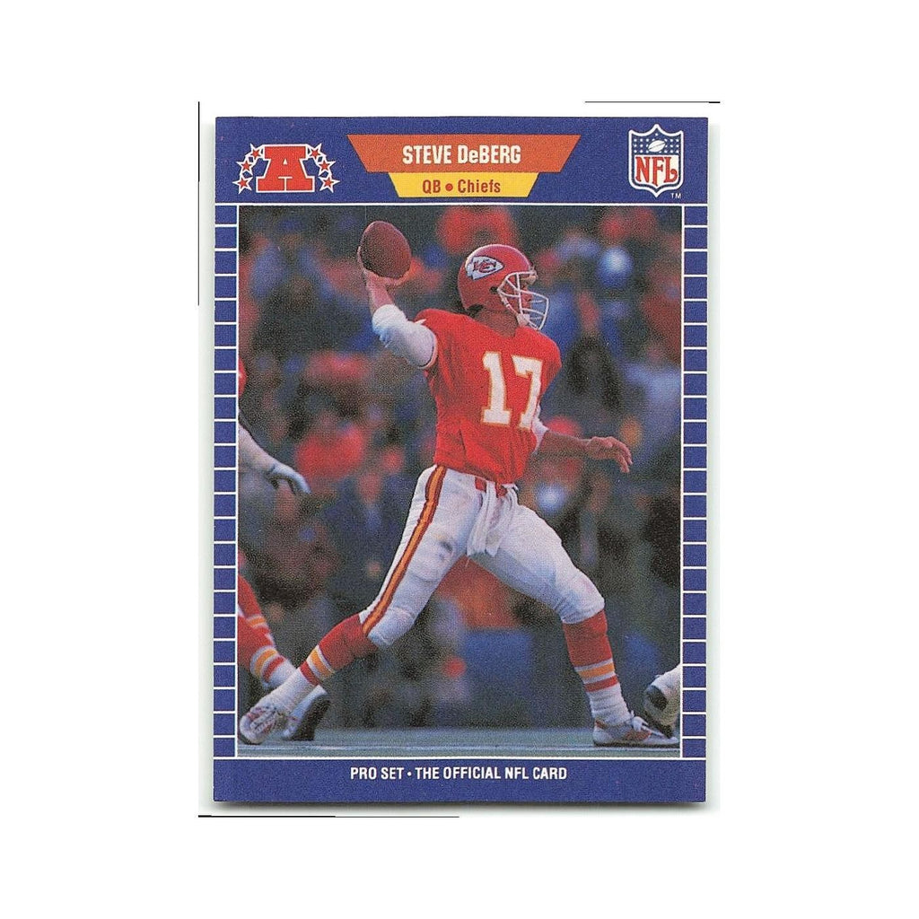 Steve DeBerg 1989 Pro Set #172 Kansas City Chiefs Football Card NM