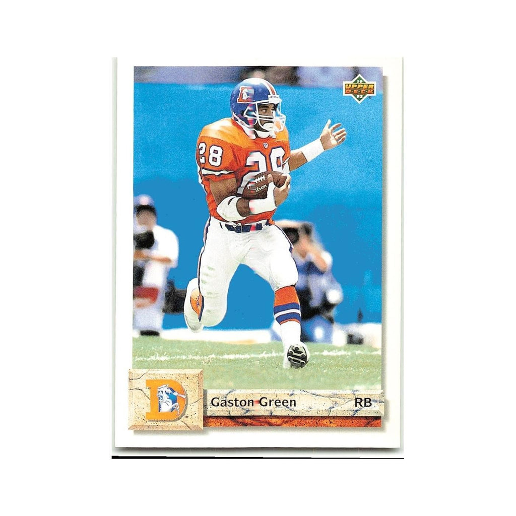 Gaston Green 1992 Upper Deck #196 Denver Broncos Football Card NM