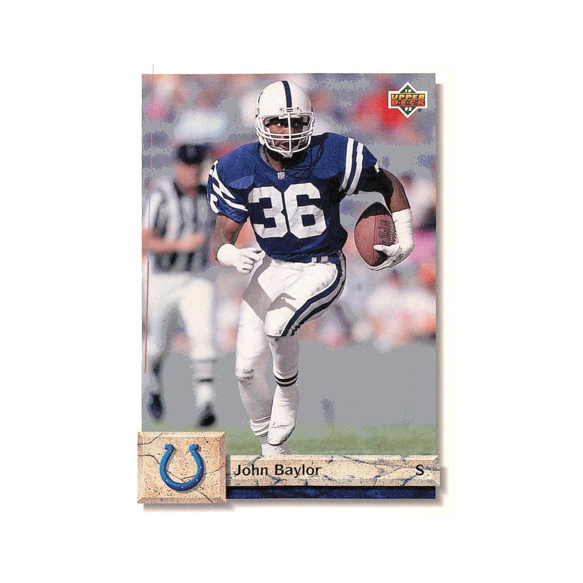 John Baylor 1992 Upper Deck #383 Indianapolis Colts Football Card NM
