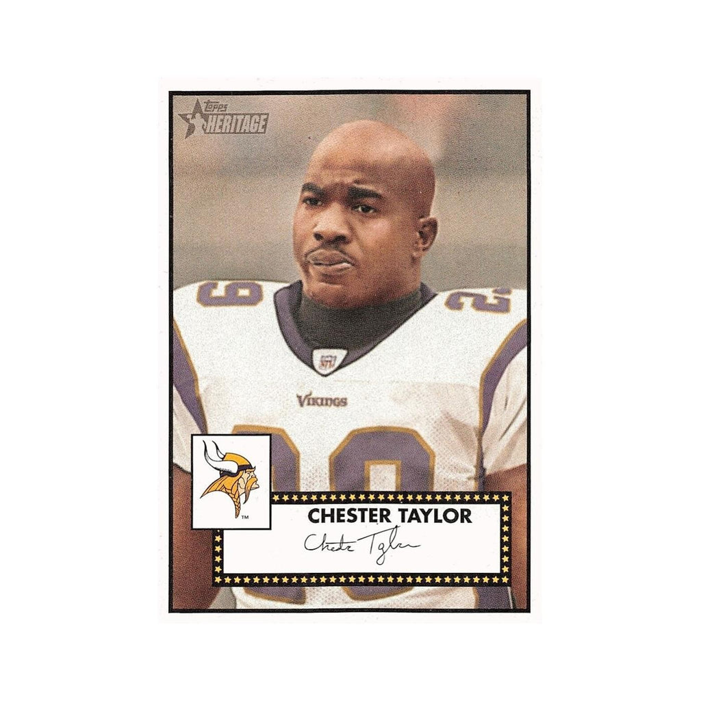 Chester Taylor 2006 Topps Heritage #256 Minnesota Vikings Football Card NM