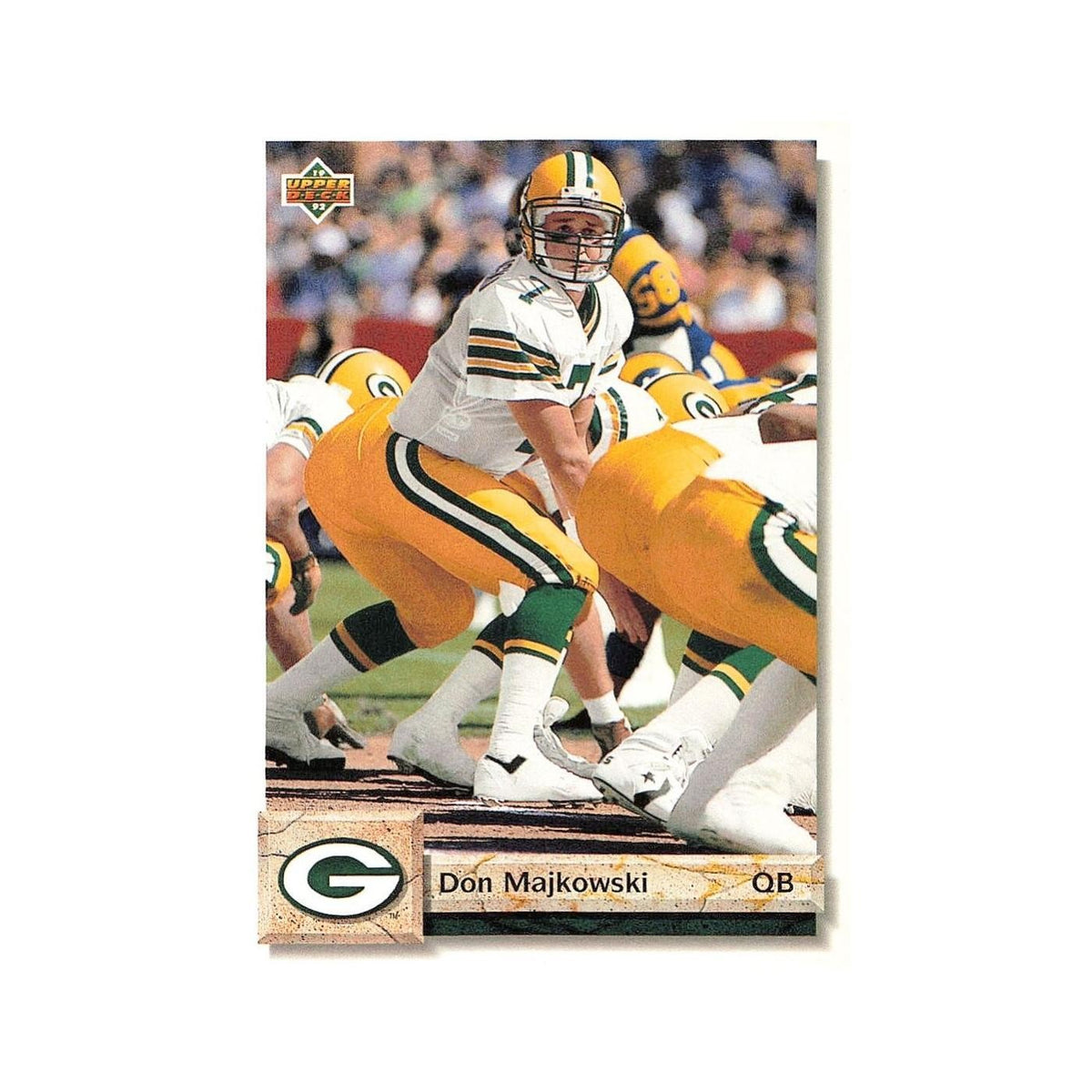 Don Majkowski 1992 Upper Deck #220 Green Bay Packers Football Card NM