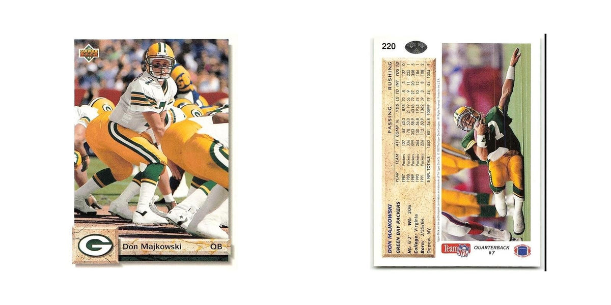 Don Majkowski 1992 Upper Deck #220 Green Bay Packers Football Card NM