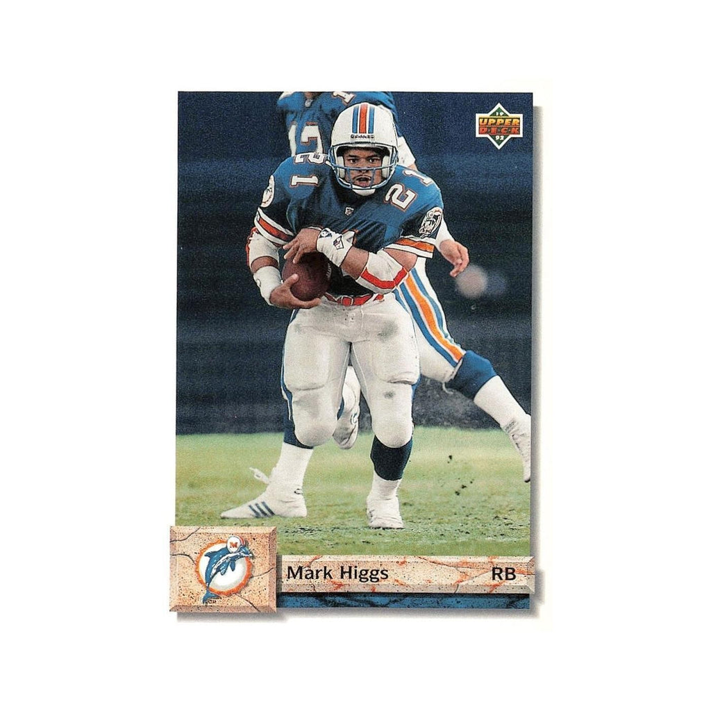 Mark Higgs 1992 Upper Deck #113 Miami Dolphins Football Card NM