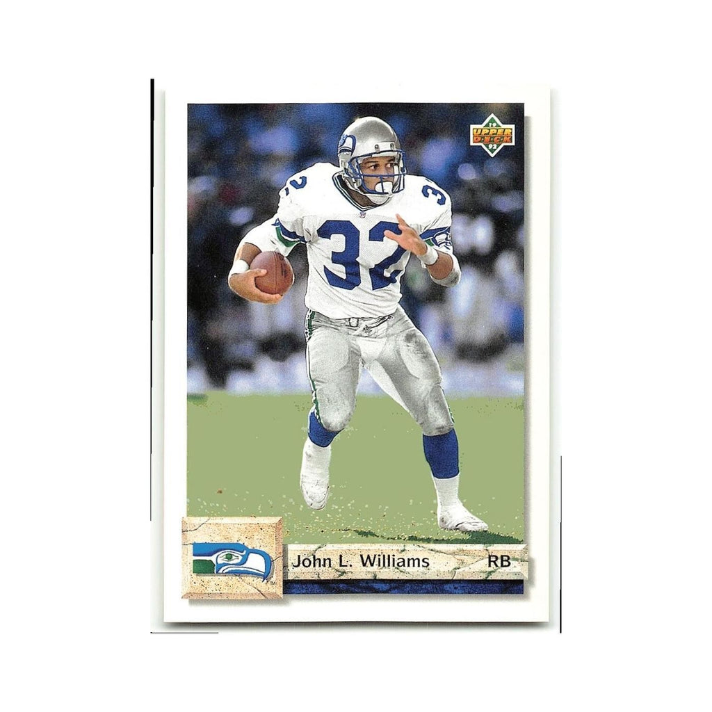 John L. Williams 1992 Upper Deck #178 Seattle Seahawks Football Card NM