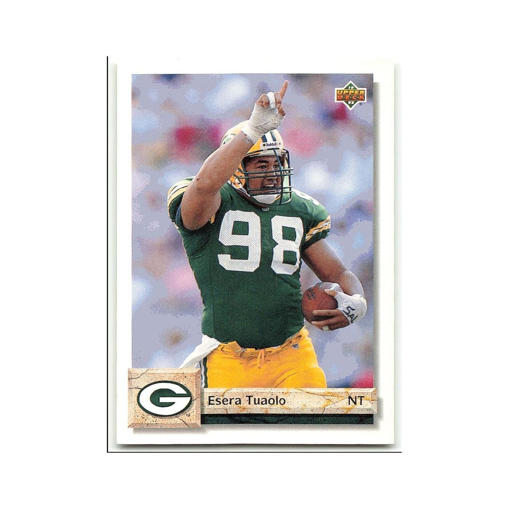 Esera Tuaolo 1992 Upper Deck #260 Green Bay Packers Football Card NM