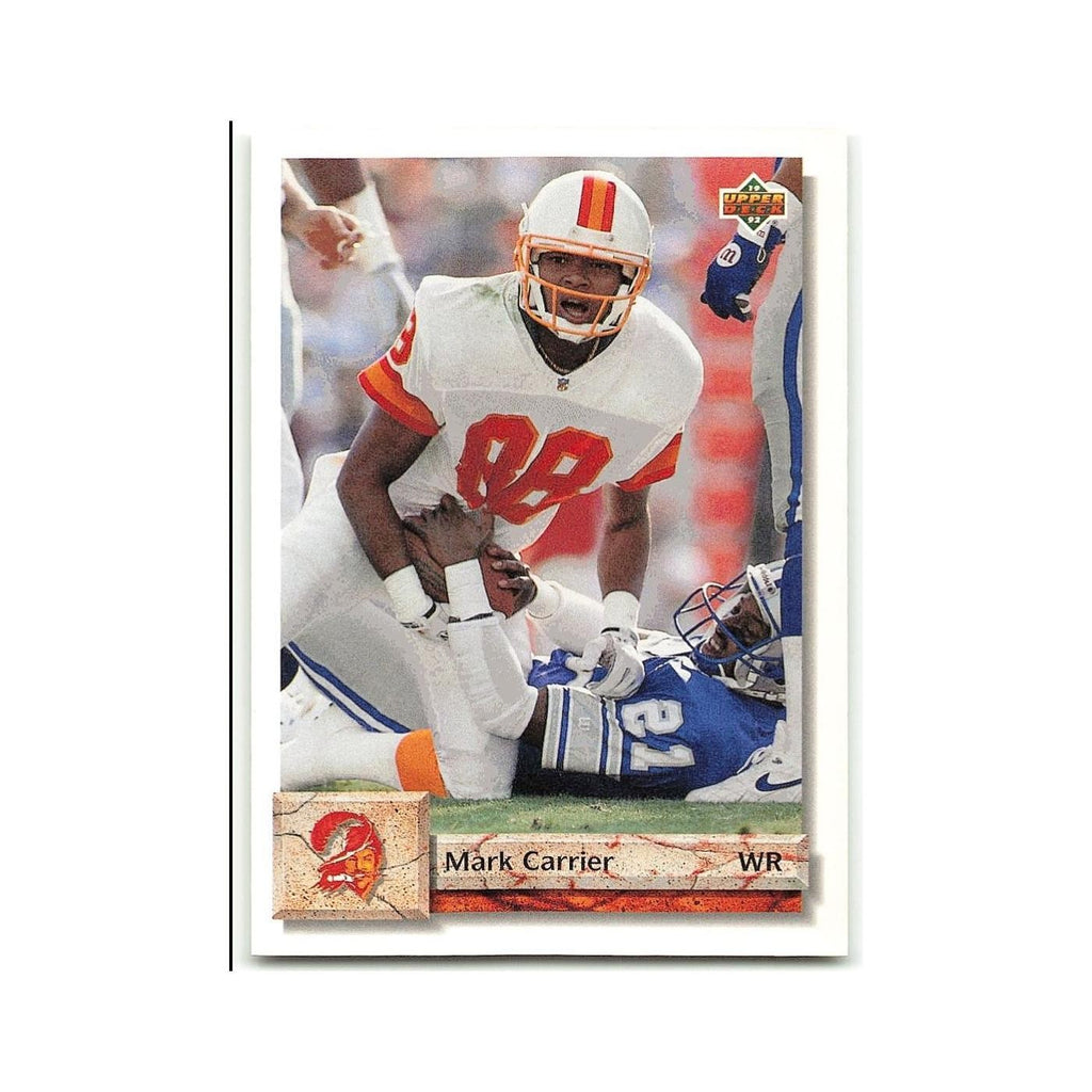 Mark Carrier 1992 Upper Deck #130 Tampa Bay Buccaneers Football Card NM
