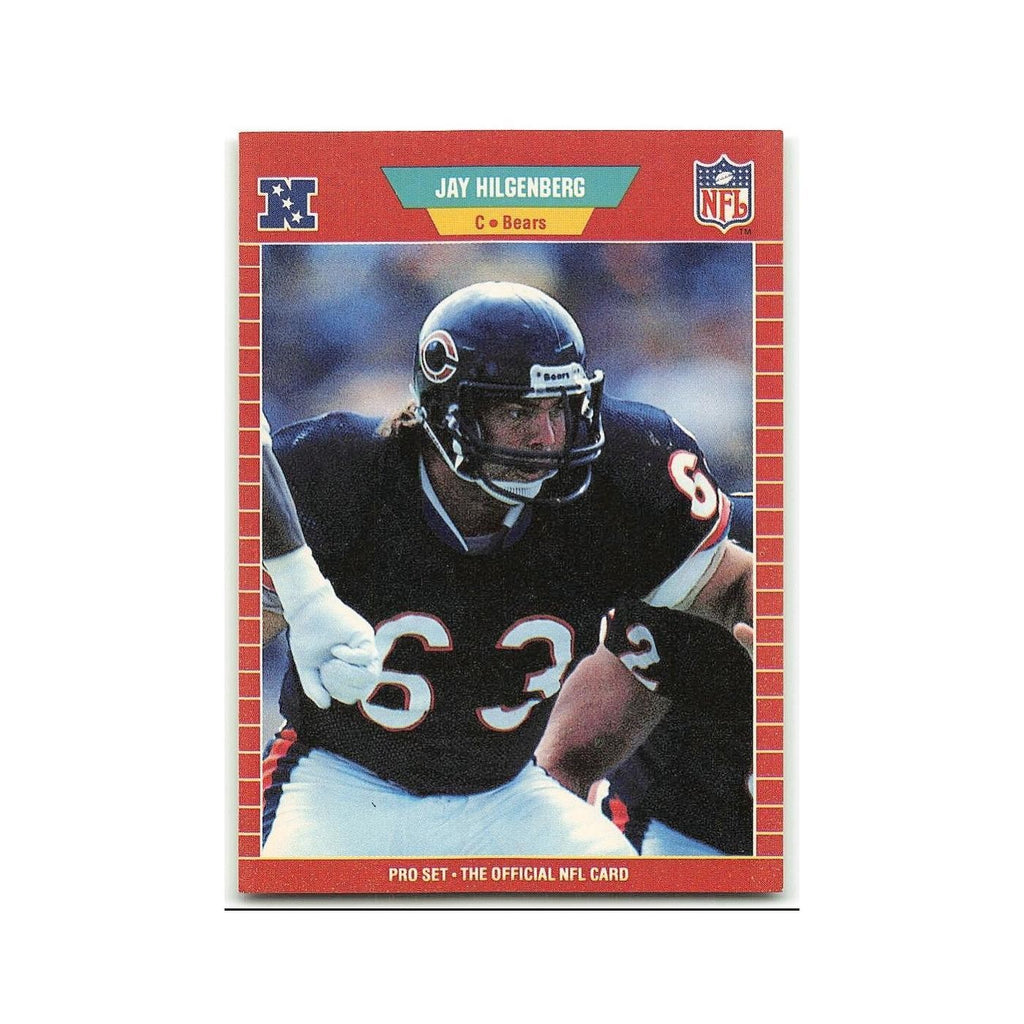 Jay Hilgenberg 1989 Pro Set #42 Chicago Bears Football Card NM