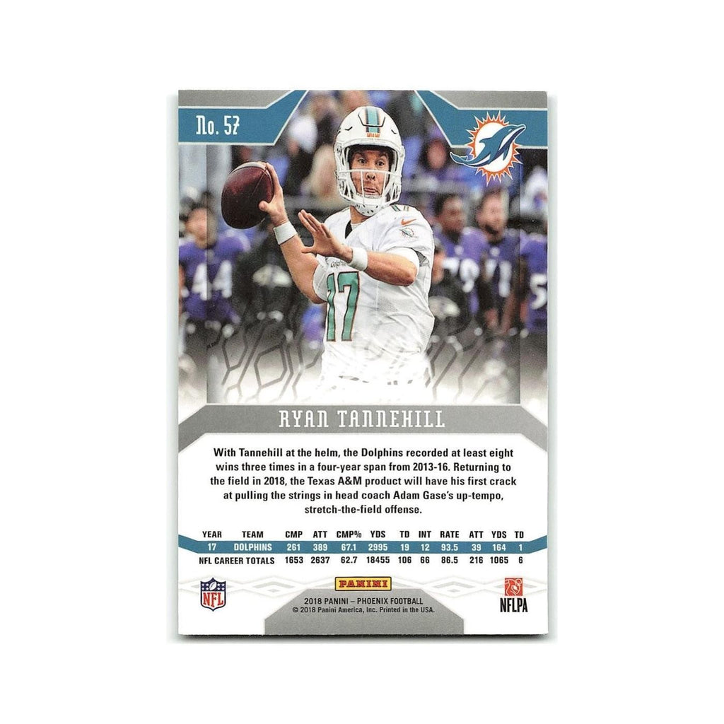 Ryan Tannehill 2018 Panini Phoenix #170 Miami Dolphins Football Card NM
