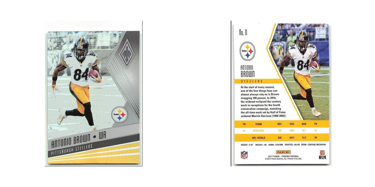Antonio Brown 2017 Panini Phoenix #11 Central Michigan Chippewas NM