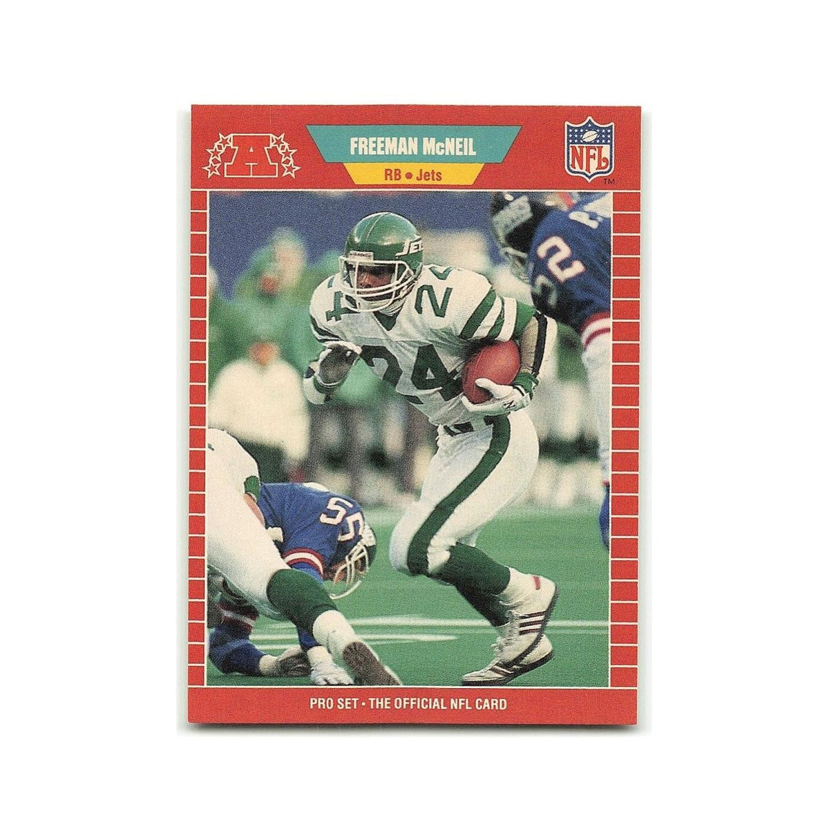 Freeman McNeil 1989 Pro Set #304 New York Jets Football Card NM