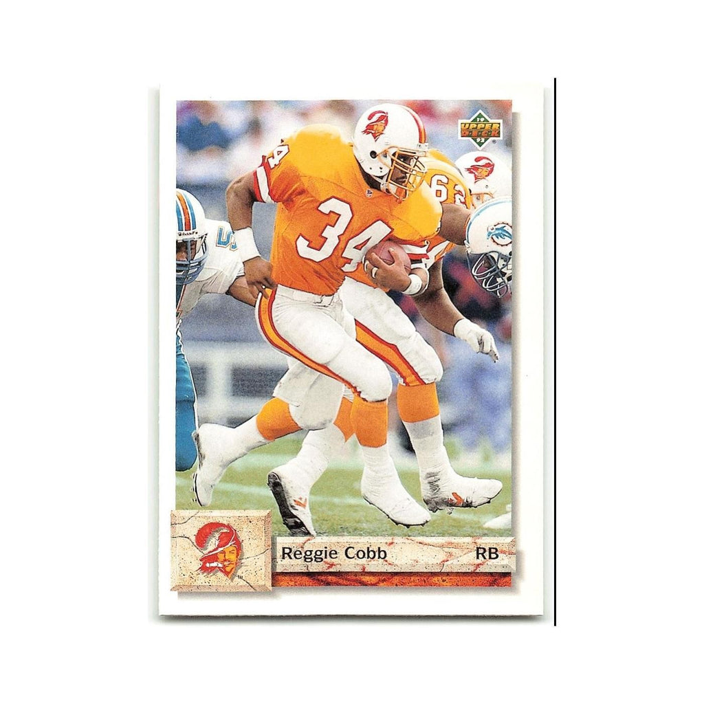 Reggie Cobb 1992 Upper Deck #163 Tampa Bay Buccaneers Football Card NM