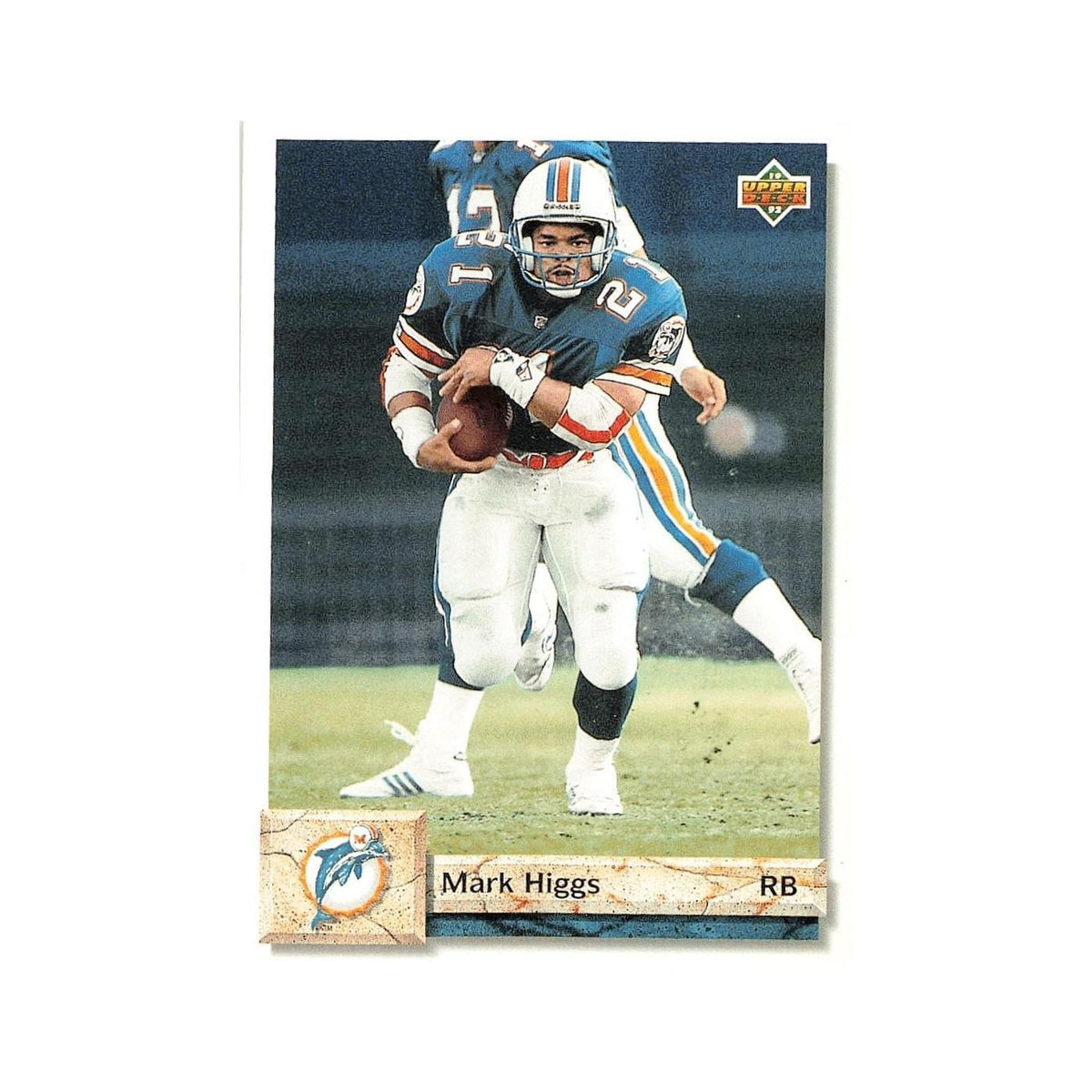 Mark Higgs 1992 Upper Deck #113 Miami Dolphins Football Card NM
