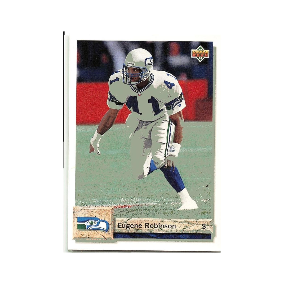 Eugene Robinson 1992 Upper Deck #335 Seattle Seahawks Football Card NM