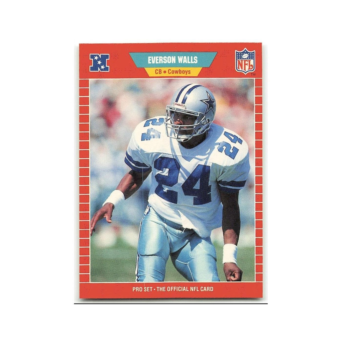 Everson Walls 1989 Pro Set #97 Dallas Cowboys Football Card NM