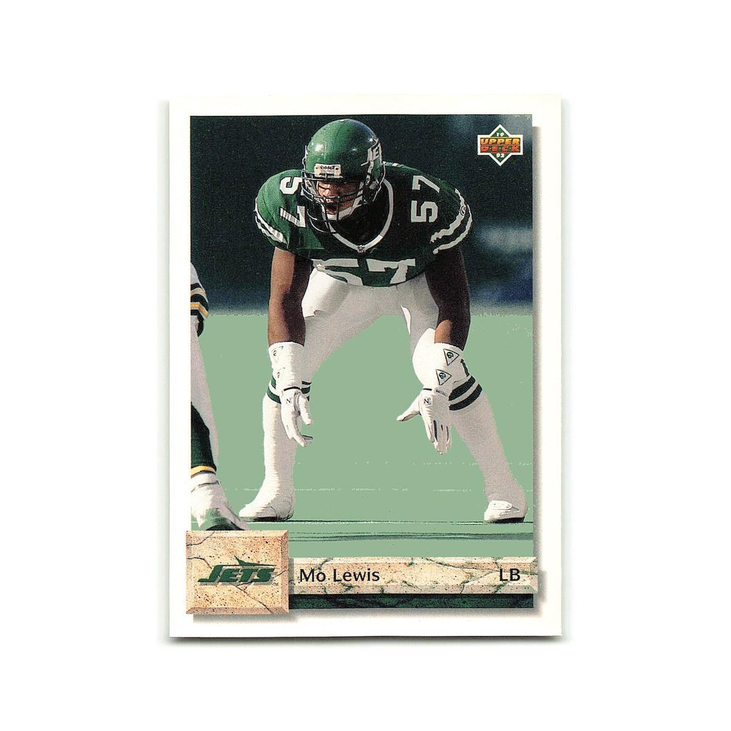 Mo Lewis 1992 Upper Deck #257 New York Jets Football Card NM