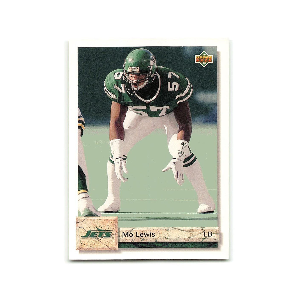 Mo Lewis 1992 Upper Deck #257 New York Jets Football Card NM