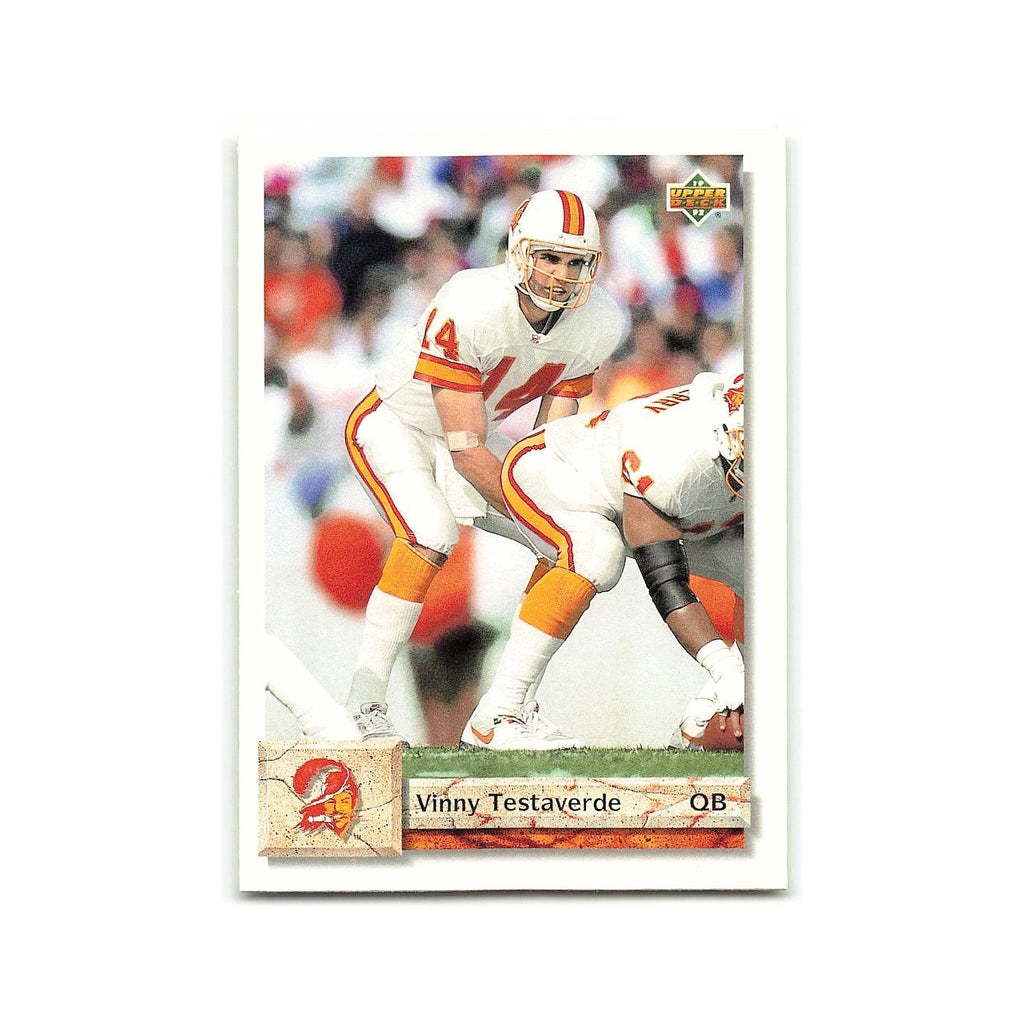 Vinny Testaverde 1992 Upper Deck #147 Tampa Bay Buccaneers Football Card NM