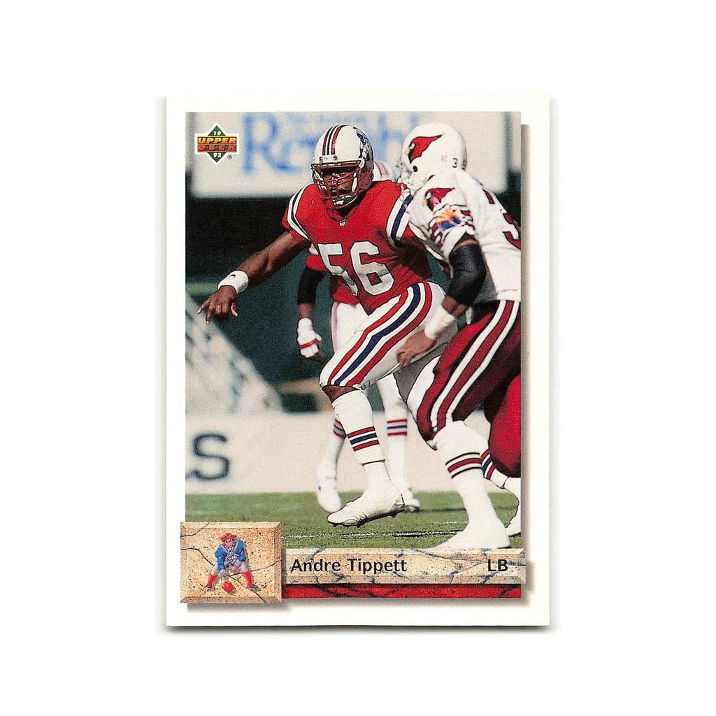 Andre Tippett 1992 Upper Deck #132 New England Patriots Football Card NM
