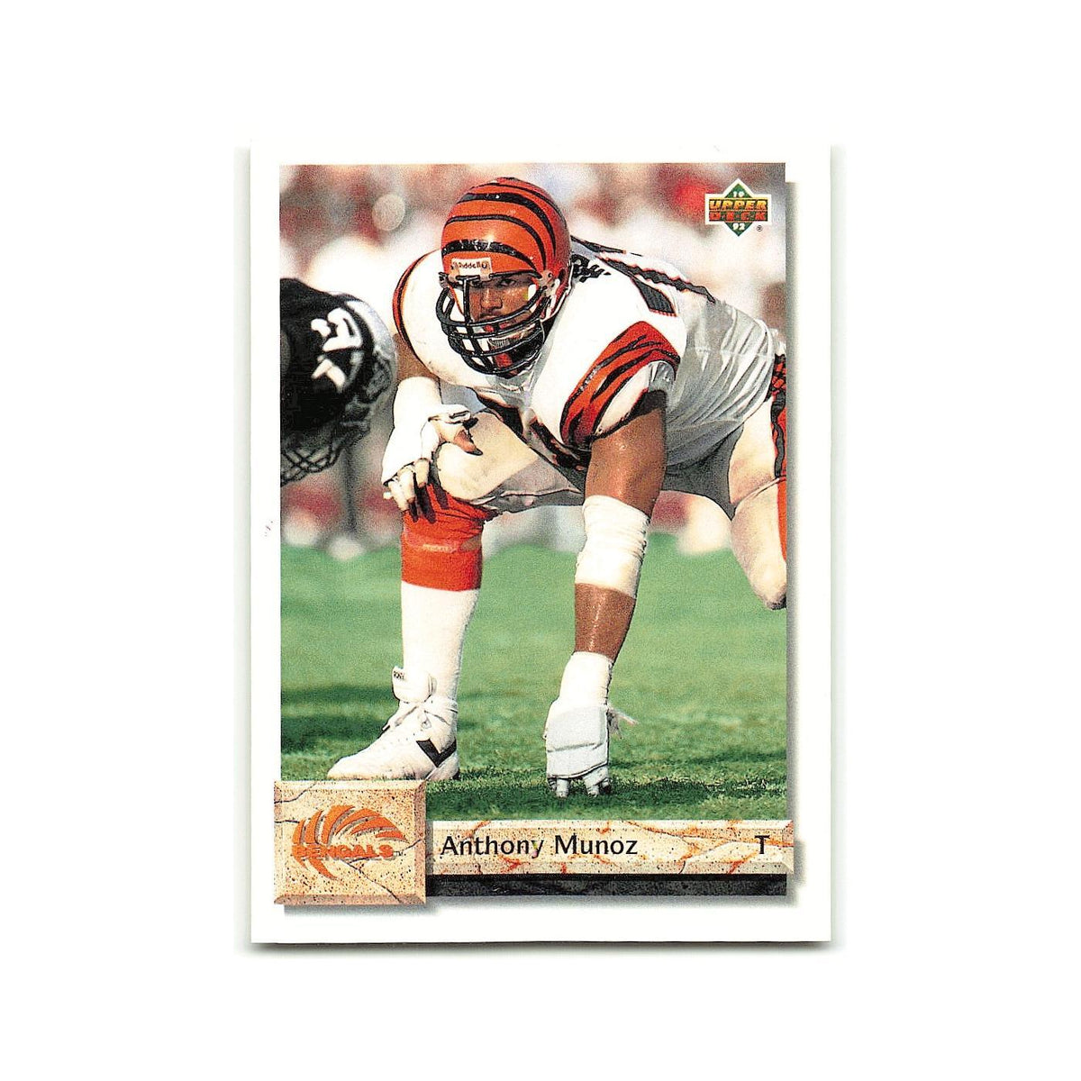 Anthony Munoz 1992 Upper Deck #109 Cincinnati Bengals Football Card NM