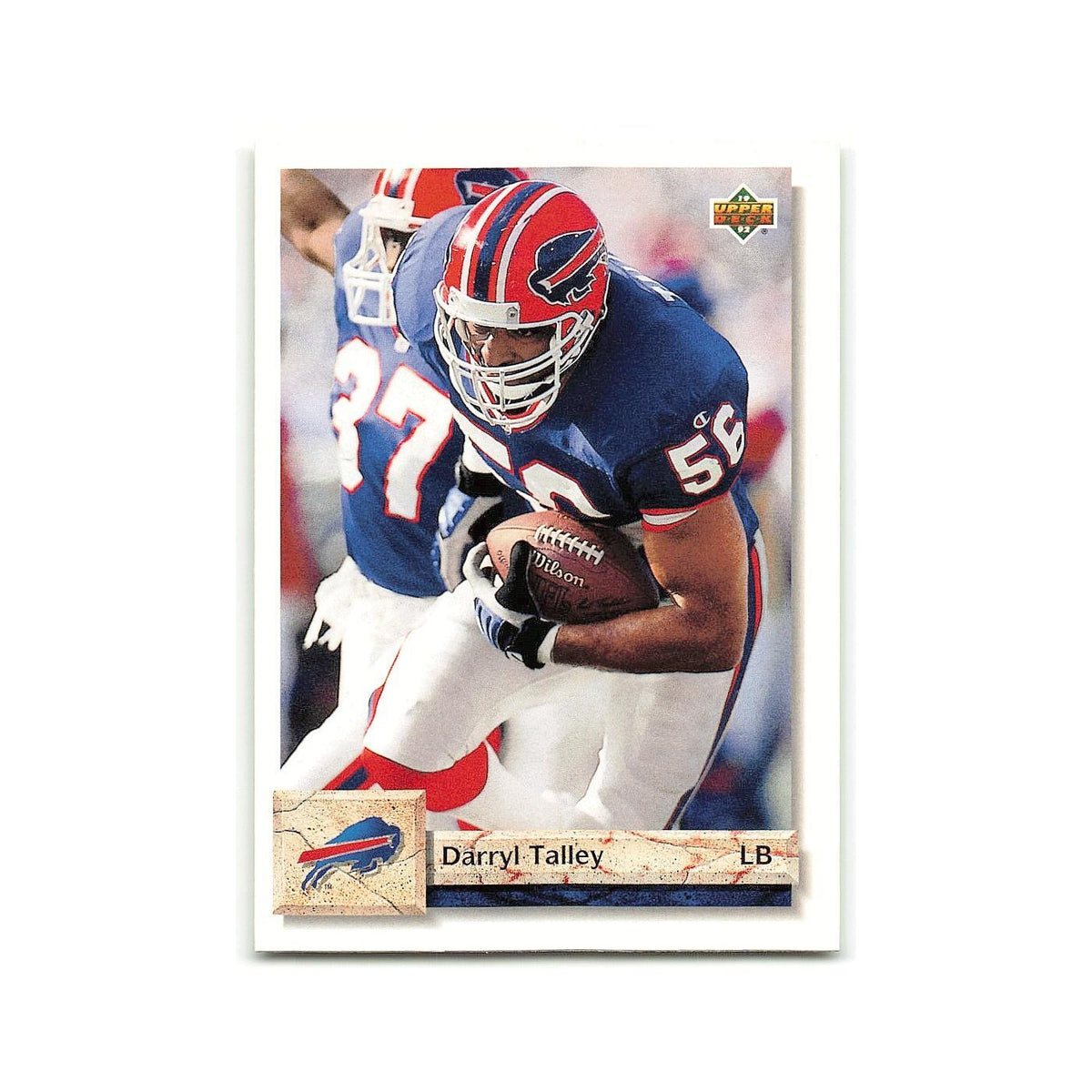 Darryl Talley 1992 Upper Deck #161 Buffalo Bills Football Card NM