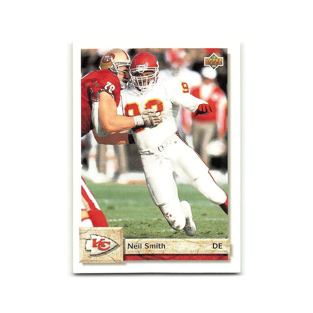 Neil Smith 1992 Upper Deck #103 Kansas City Chiefs Football Card NM