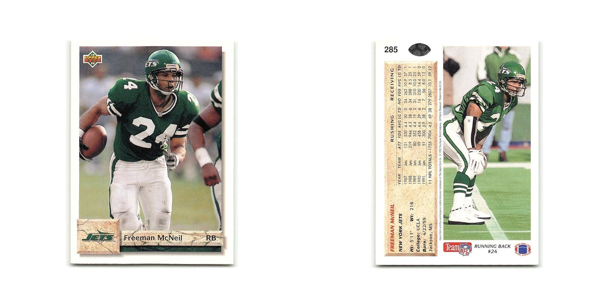 Freeman McNeil 1992 Upper Deck #285 New York Jets Football Card NM