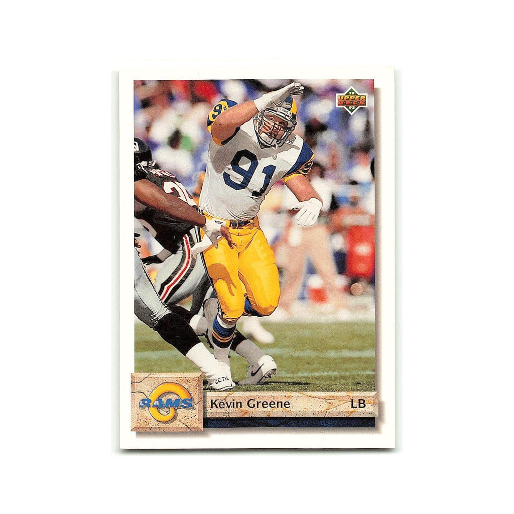 Kevin Greene 1992 Upper Deck #153 Los Angeles Rams Football Card NM