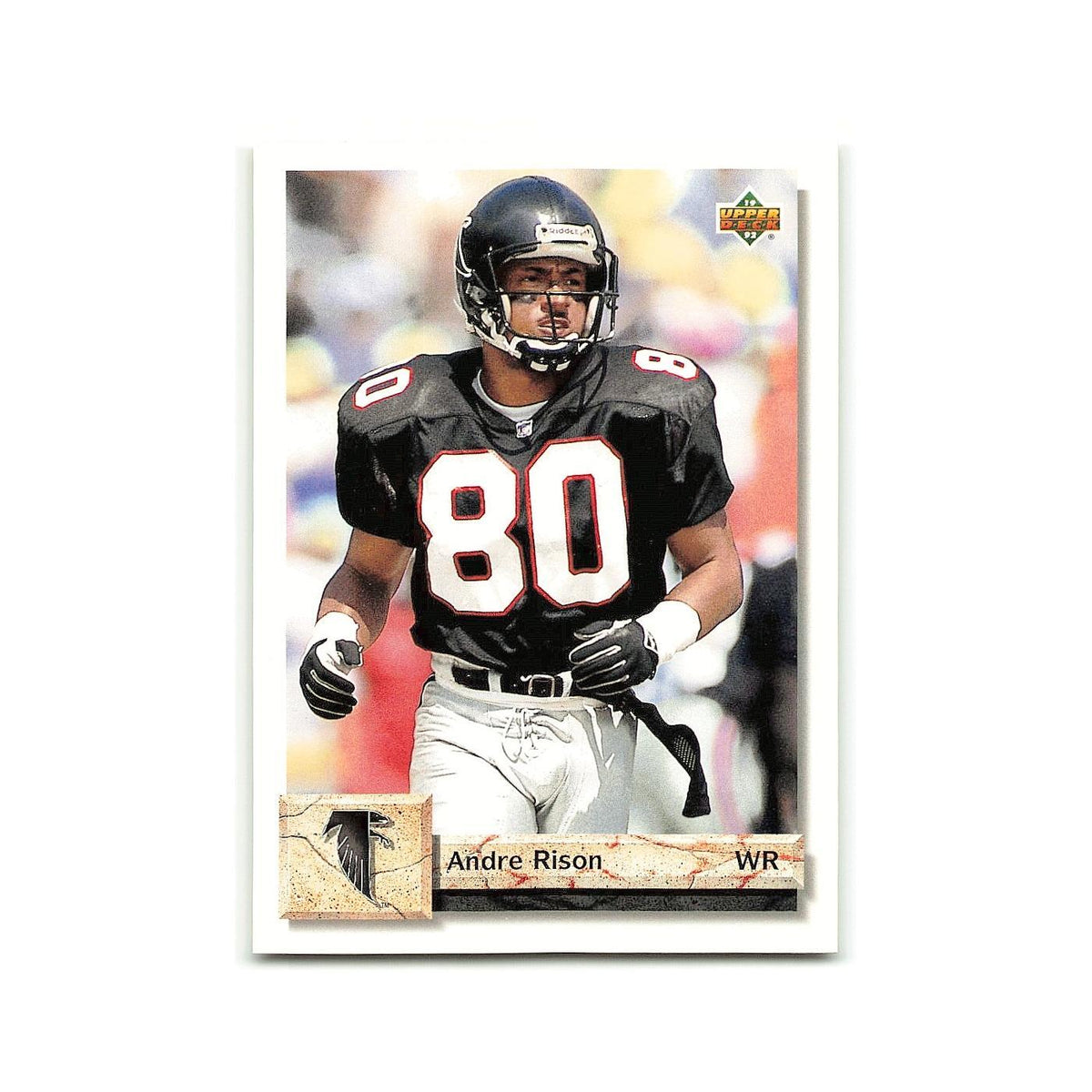 Andre Rison 1992 Upper Deck #156 Atlanta Falcons Football Card NM
