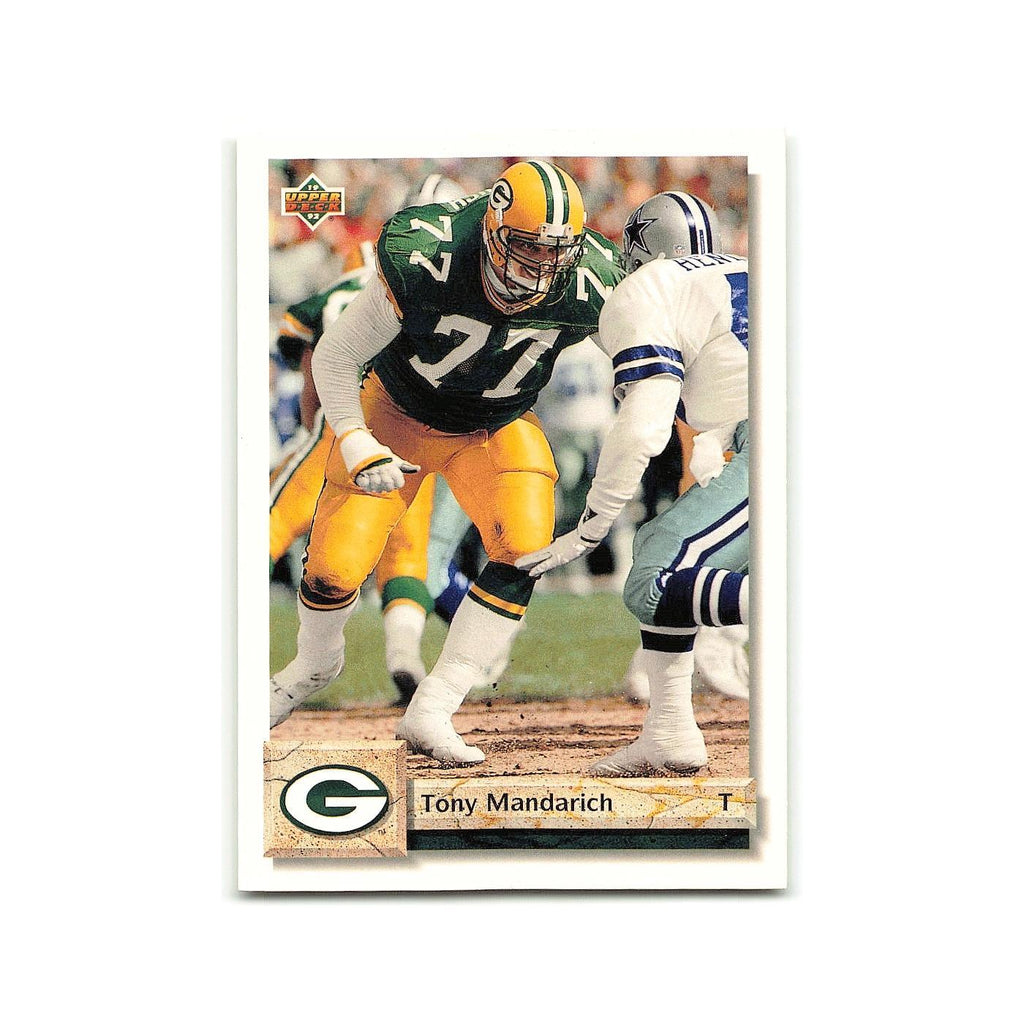 Tony Mandarich 1992 Upper Deck #237 Green Bay Packers Football Card NM