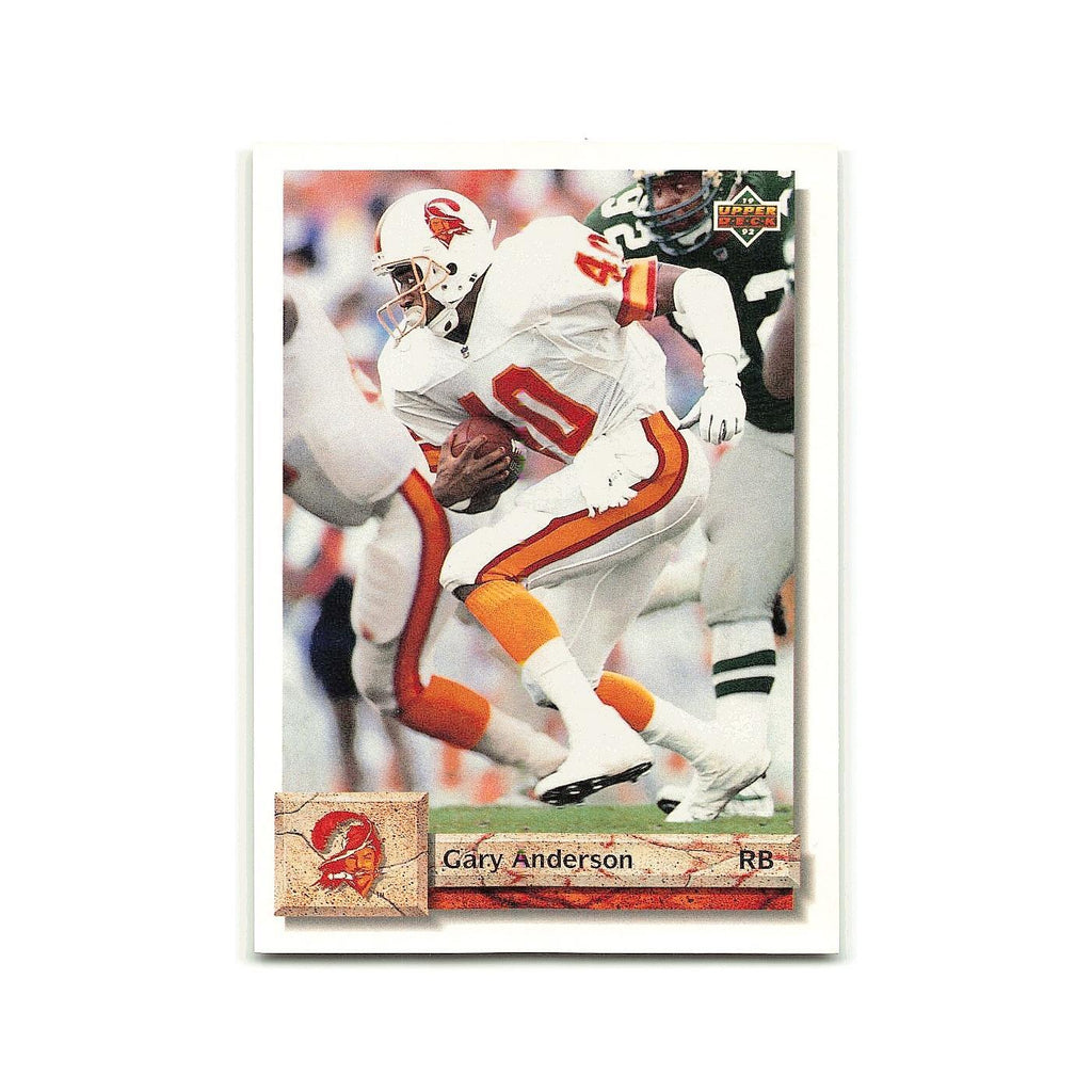Gary Anderson 1992 Upper Deck #102 Tampa Bay Buccaneers Football Card NM