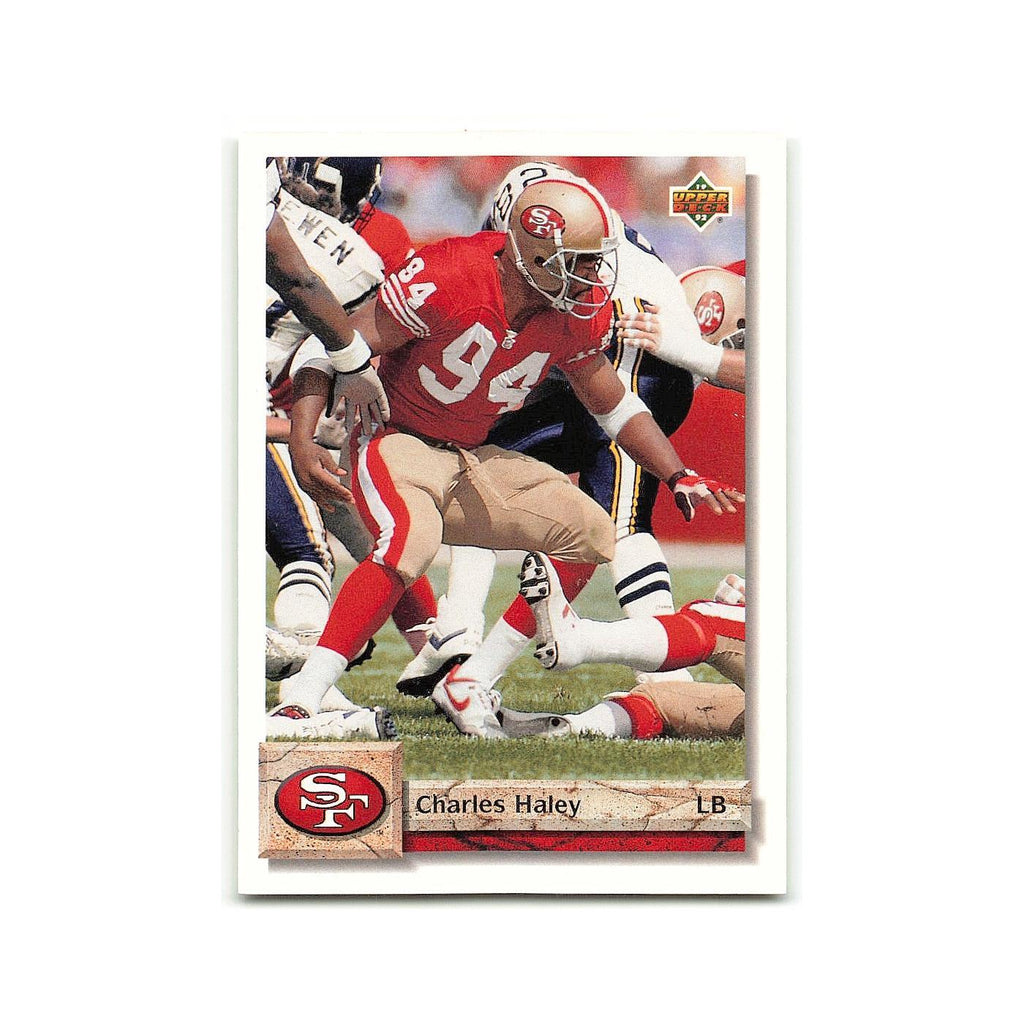 Charles Haley 1992 Upper Deck #170 San Francisco 49ers Football Card NM