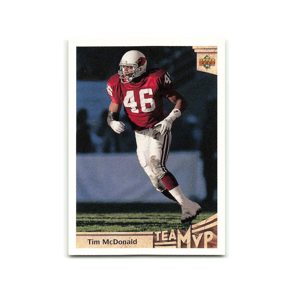 Tim McDonald 1992 Upper Deck #357 Phoenix Cardinals Football Card NM