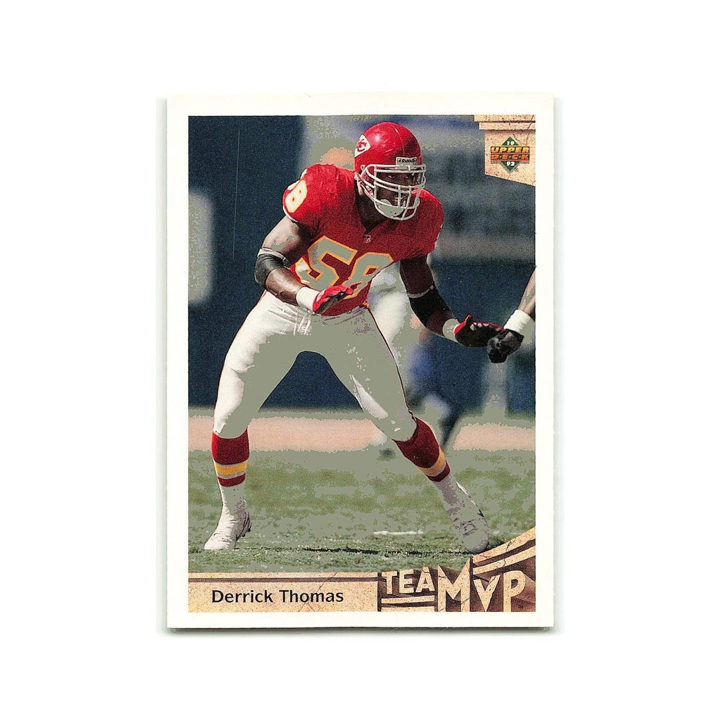 Derrick Thomas 1992 Upper Deck #359 Kansas City Chiefs Football Card NM