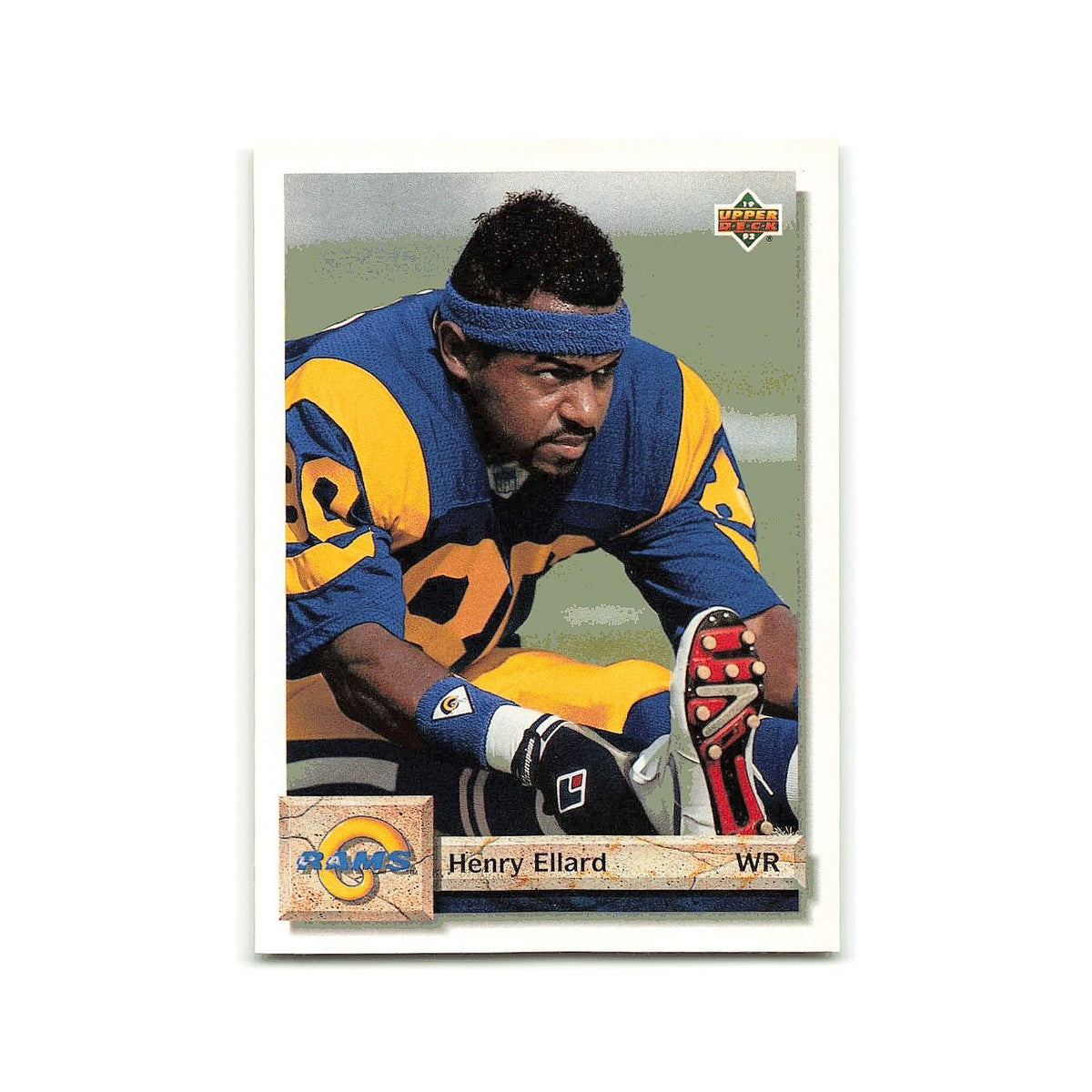 Henry Ellard 1992 Upper Deck #138 Los Angeles Rams Football Card NM