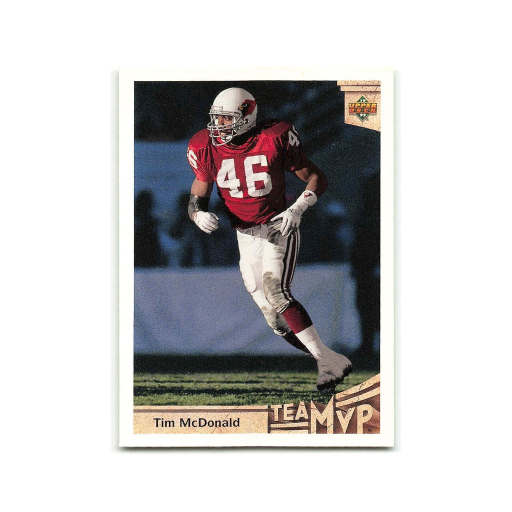 Tim McDonald 1992 Upper Deck #357 Phoenix Cardinals Football Card NM