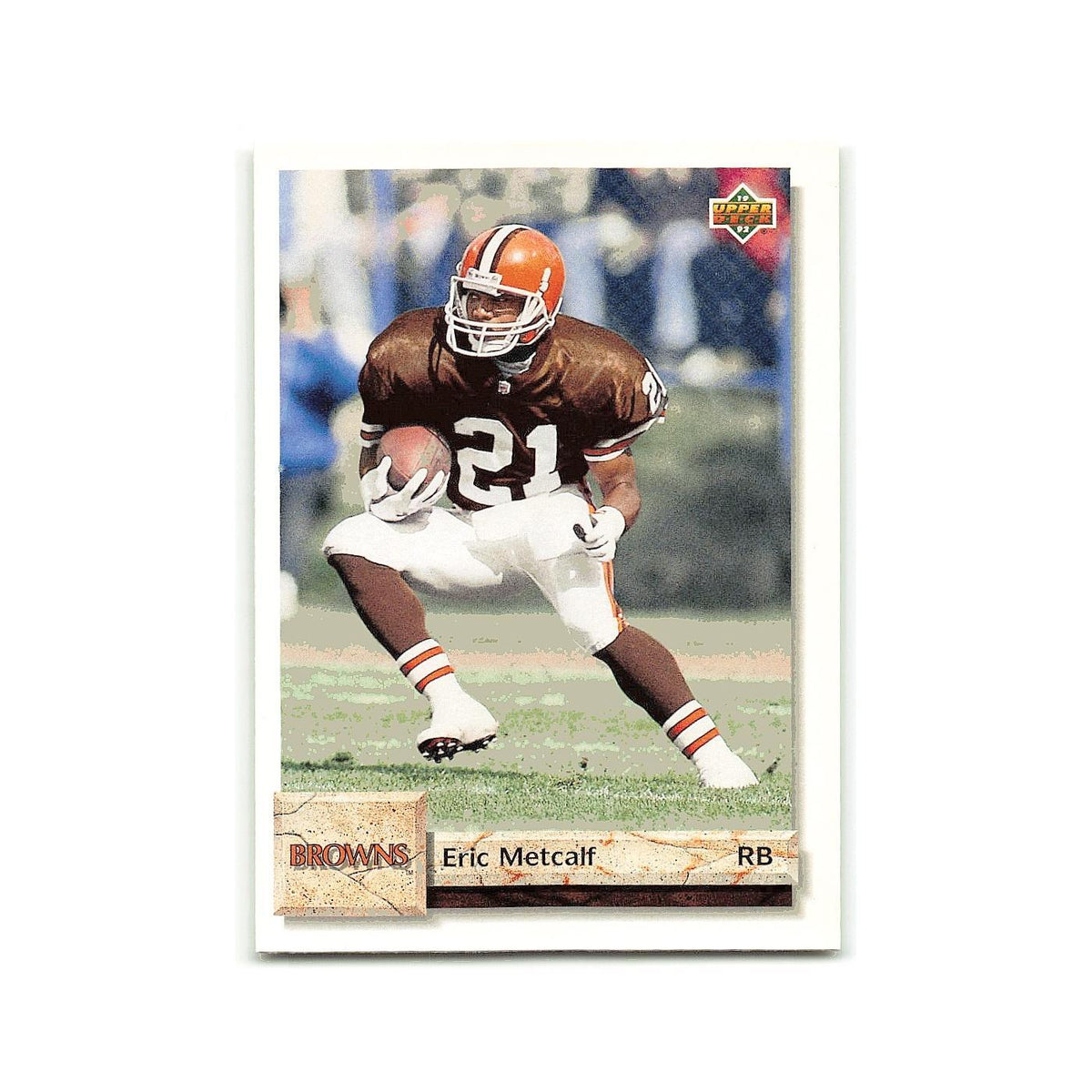 Eric Metcalf 1992 Upper Deck #162 Cleveland Browns Football Card NM