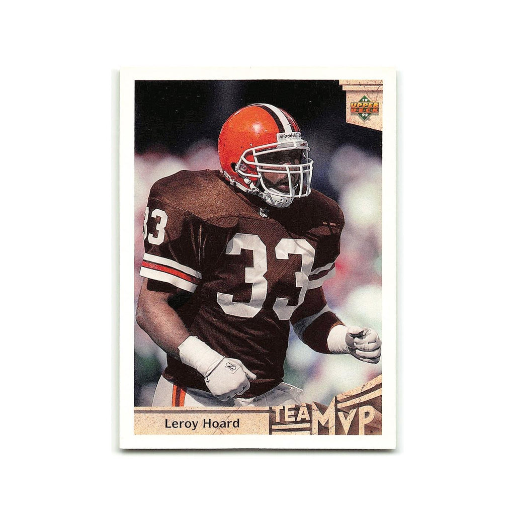Leroy Hoard 1992 Upper Deck #355 Cleveland Browns Football Card NM