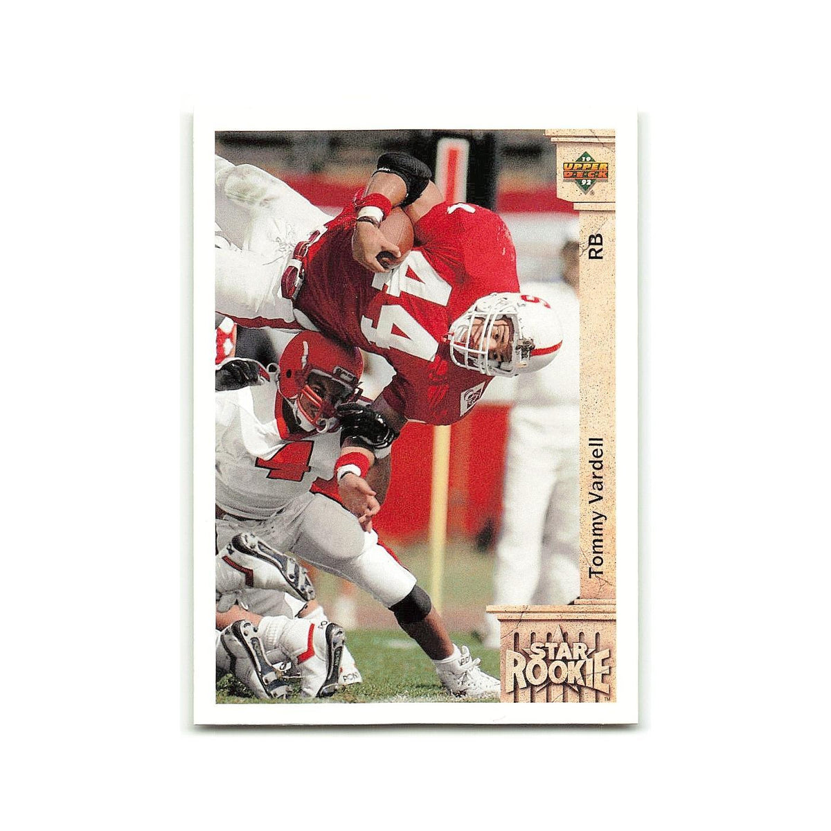 Tommy Vardell Rookie 1992 Upper Deck #26 Cleveland Browns Football Card NM