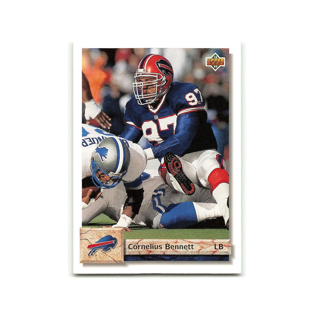 Cornelius Bennett 1992 Upper Deck #142 Buffalo Bills Football Card NM