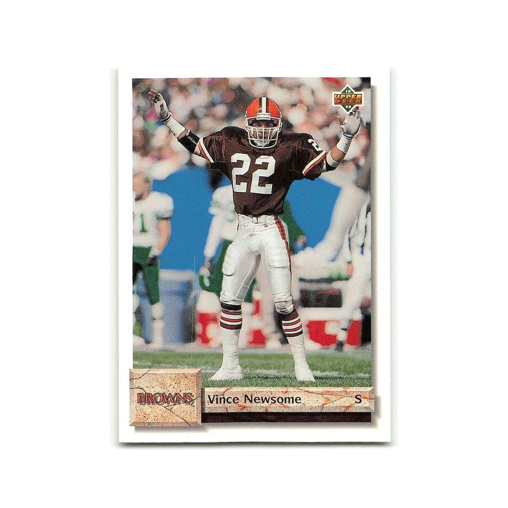 Vince Newsome 1992 Upper Deck #181 Cleveland Browns Football Card NM