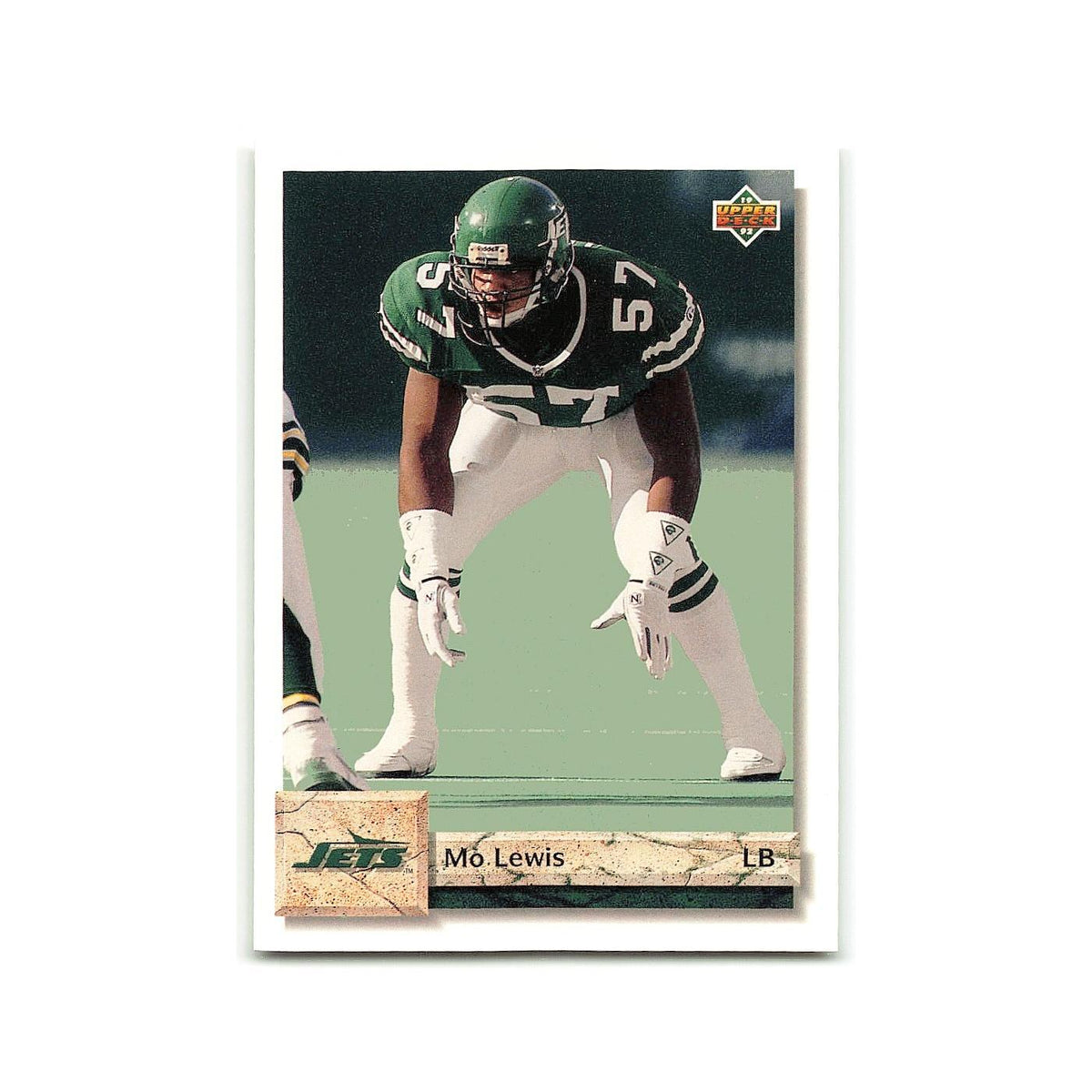 Mo Lewis 1992 Upper Deck #257 New York Jets Football Card NM