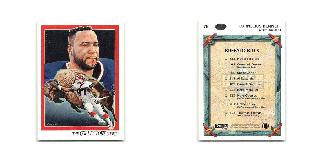 Cornelius Bennett 1992 Upper Deck #75 Buffalo Bills Football Card NM