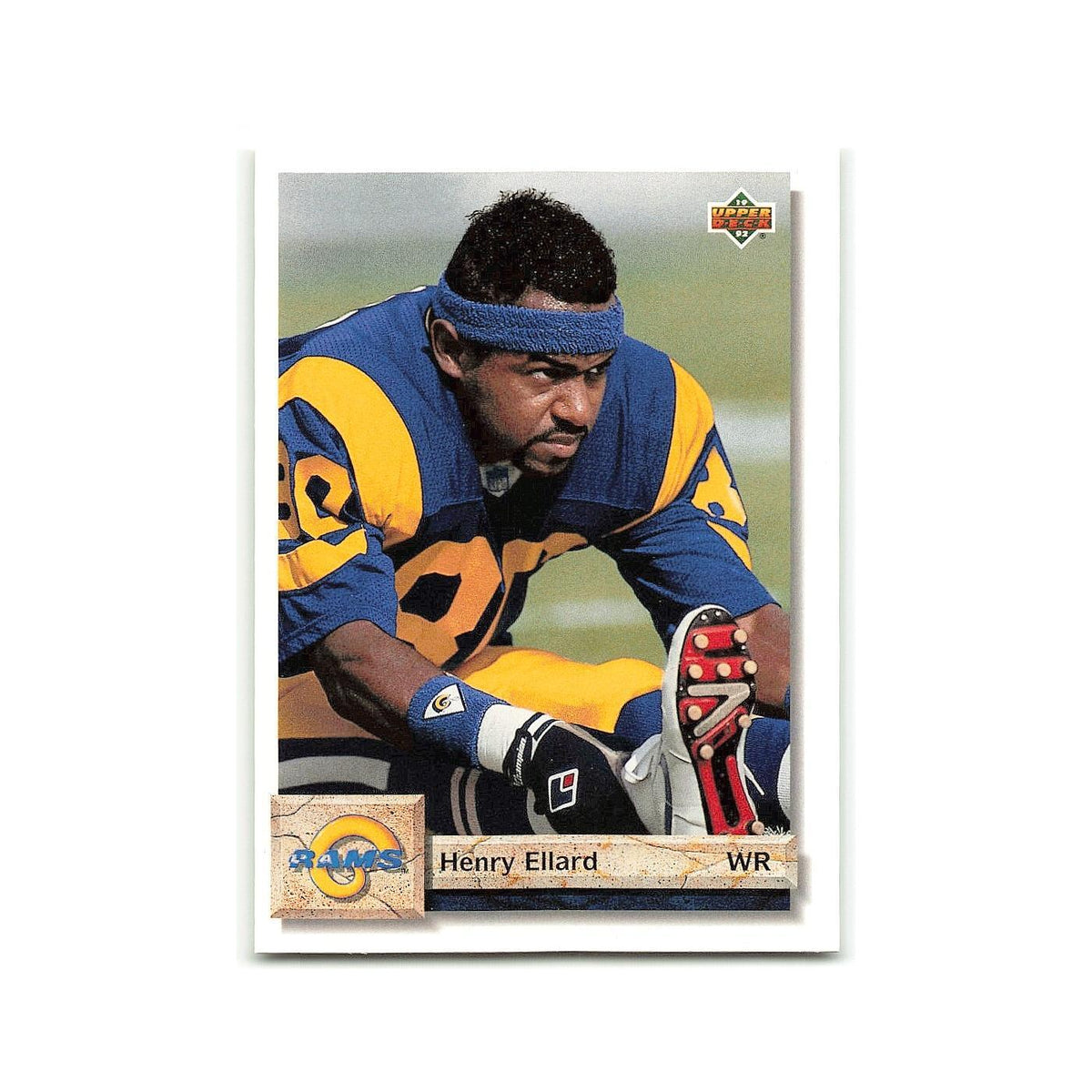 Henry Ellard 1992 Upper Deck #138 Los Angeles Rams Football Card NM