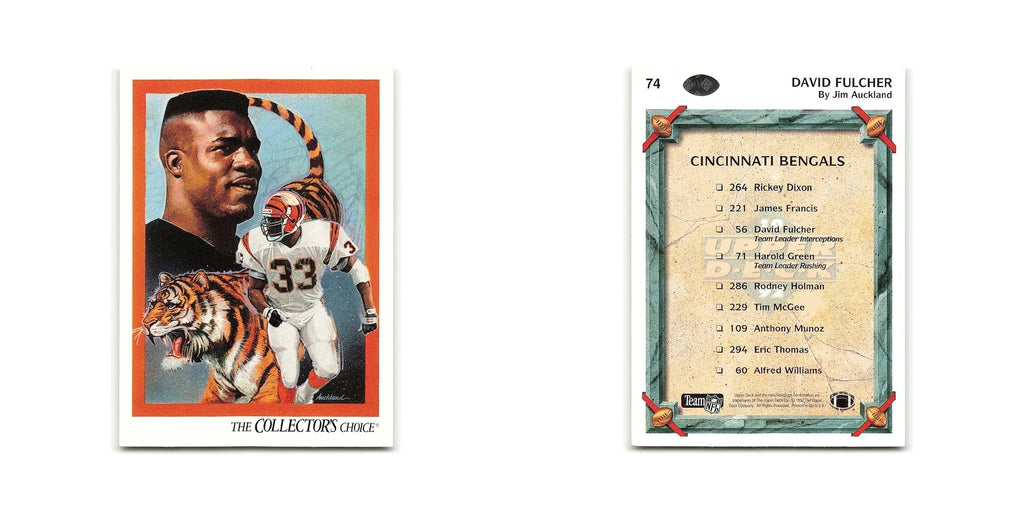 David Fulcher 1992 Upper Deck #74 Cincinnati Bengals Football Card NM